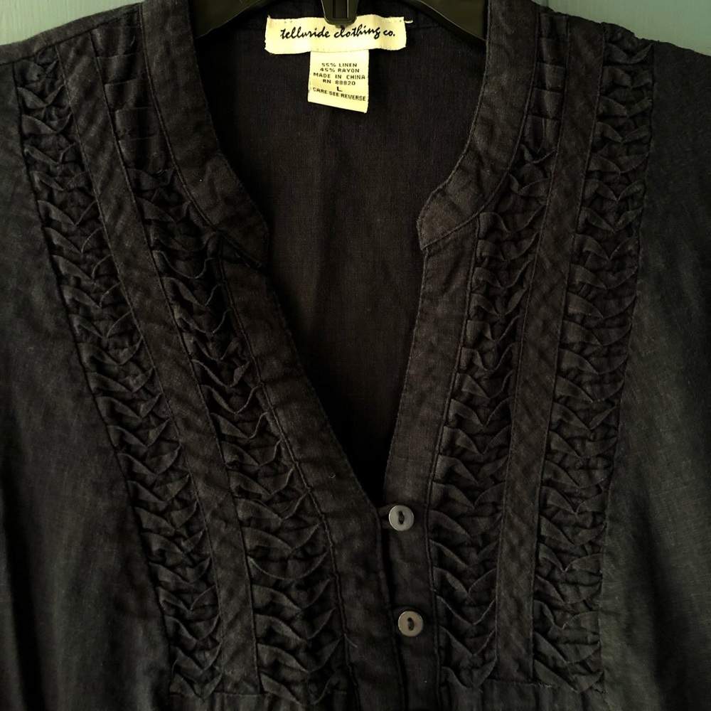 Navy button down - Picture 2 of 6